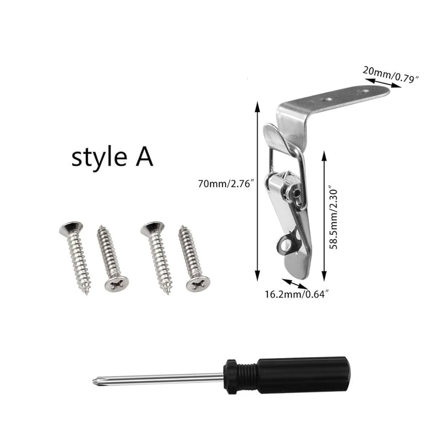 Amazon.com: 4pcs 90 Degrees Duck-Mouth Buckle Hook Lock